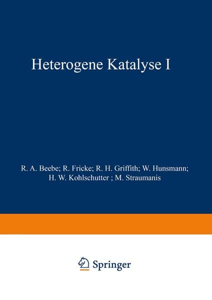 Produktbild: Heterogene Katalyse I