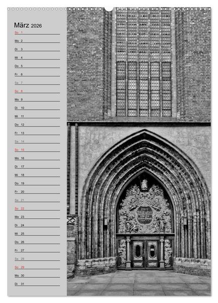 Produktbild: Stralsund. Ein Hauch l&auml;ngst vergangener Zeiten (Wandkalender 2026 DIN A2 hoch), CALVENDO Monatskalender