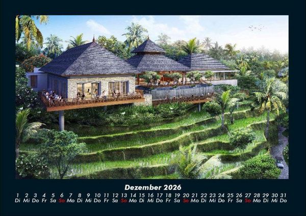 Produktbild: Bali 2026 Fotokalender DIN A4