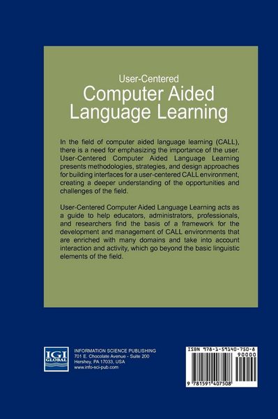 Produktbild: User-Centered Computer Aided Language Learning