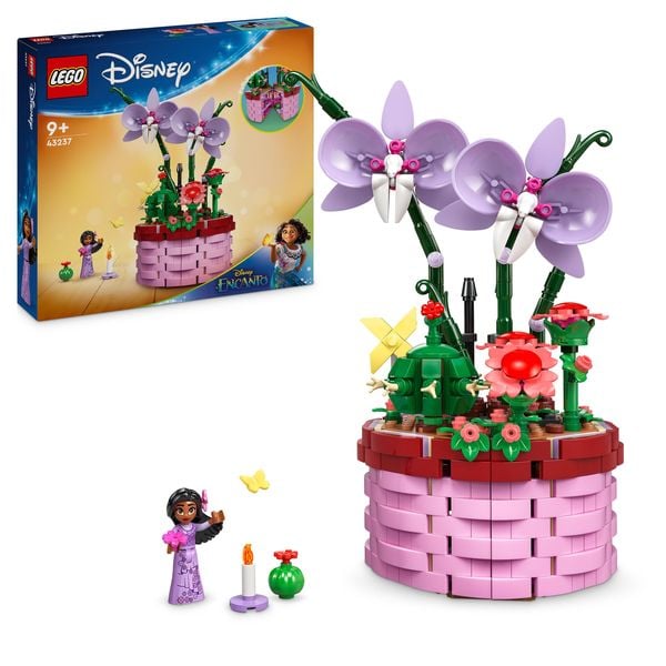 LEGO ǀ Disney 43237 Encanto Isabelas Blumentopf, Set mit baubarer Spielzeug-Blume