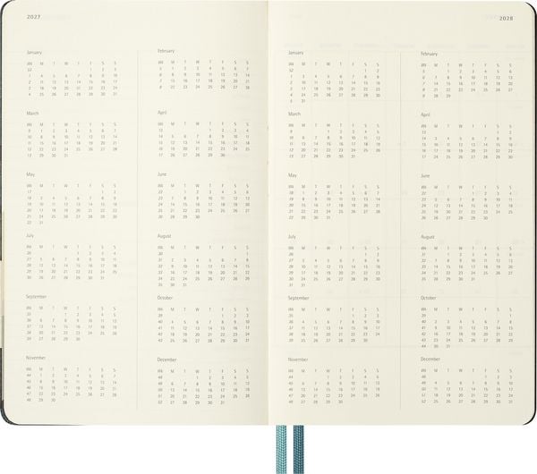 Produktbild: Moleskine 12 Monate Der Herr der Ringe Wochen-Notizkalender 2027, L/A5, 1 Wo = 1 Seite, fester Einband