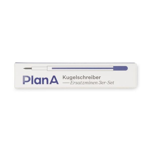 Produktbild: Kugelschreiber Refill 3er Set blau