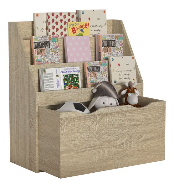 Produktbild: Kinderregal B&uuml;cherregal Schublade Regal Besira L