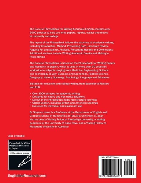 Produktbild: Concise PhraseBook for Writing Academic English