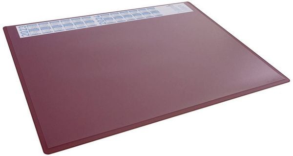 Produktbild: Durable 722303 Schreibunterlage 4-Jahreskalender Rot, Transparent (B x H) 650mm x 500mm