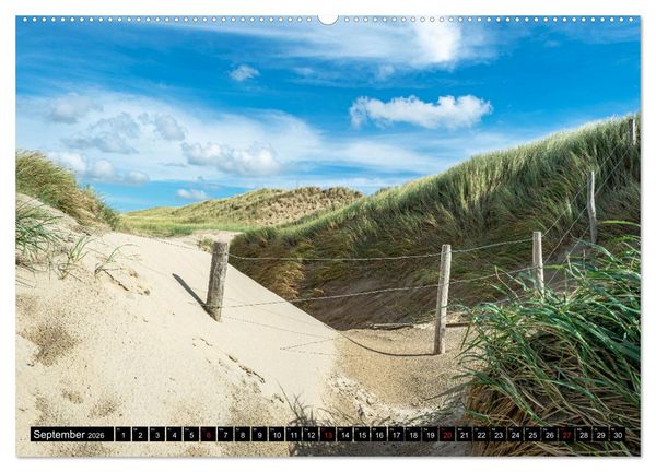 Produktbild: Egmond aan Zee - Nat&uuml;rlich (hochwertiger Premium Wandkalender 2026 DIN A2 quer), Kunstdruck in Hochglanz