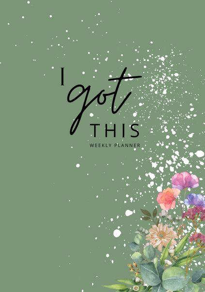 Produktbild: Weekly Planner a5: Let Organization, Self-reflection and Productivity be Part of Your Day