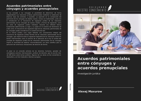 Produktbild: Acuerdos patrimoniales entre c&oacute;nyuges y acuerdos prenupciales