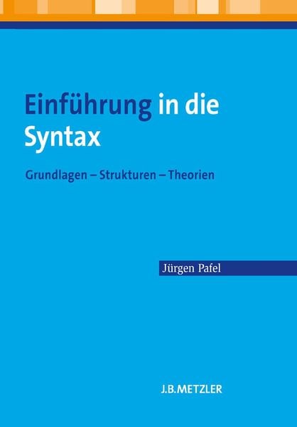 Produktbild: Einf&uuml;hrung in die Syntax