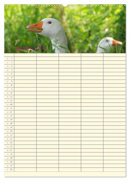 Produktbild: Der Naturgarten Familienplaner (Wandkalender 2026 DIN A2 hoch), CALVENDO Monatskalender