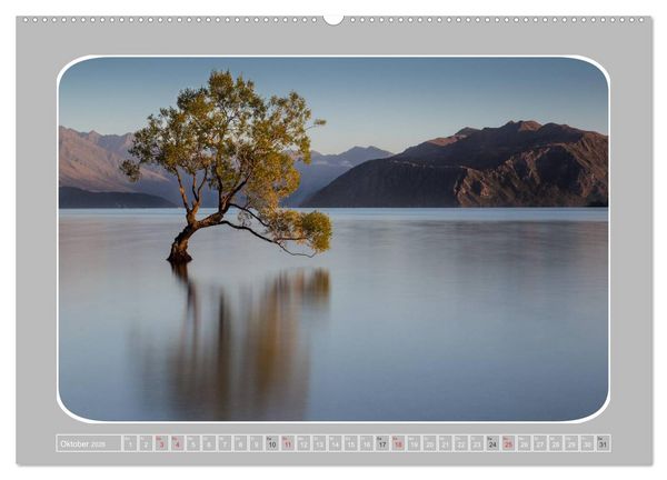 Produktbild: Neuseeland - Die S&uuml;dinsel (Wandkalender 2026 DIN A2 quer), CALVENDO Monatskalender