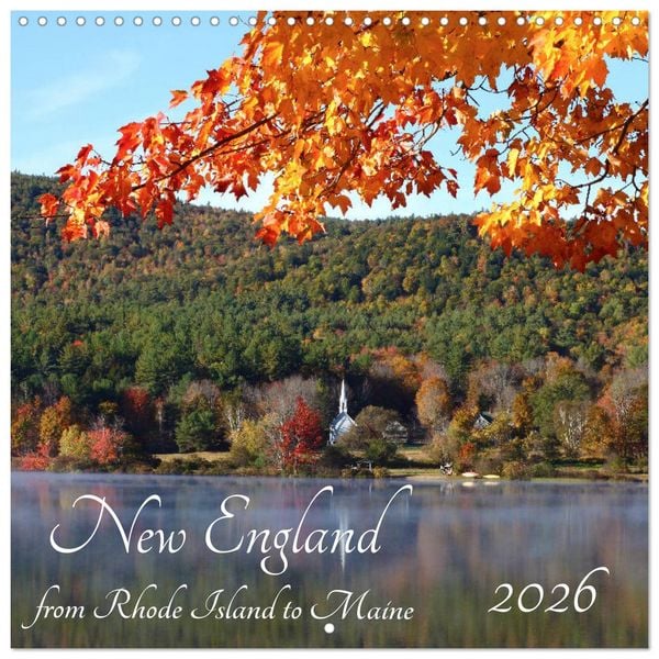 Produktbild: New England - from Rhode Island to Maine (Wall Calendar 2026 12 &times; 12 Inch) CALVENDO 12 Month Wall Calendar