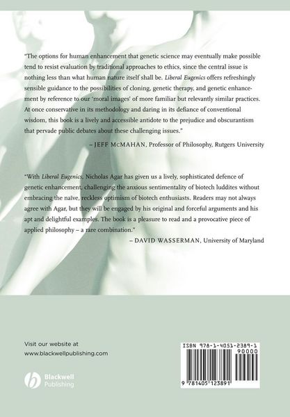 Produktbild: Agar, N: Liberal Eugenics