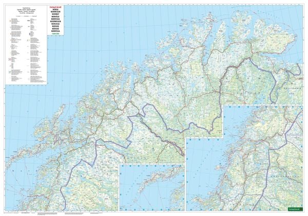 Produktbild: Norwegen, Straßenkarte 1:600.000, freytag & berndt