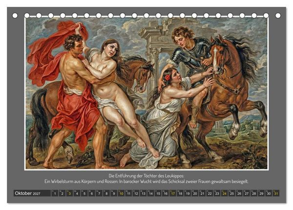 Produktbild: G&ouml;tterfunken und Leidenschaft (Tischkalender 2027 DIN A5 quer), CALVENDO Monatskalender