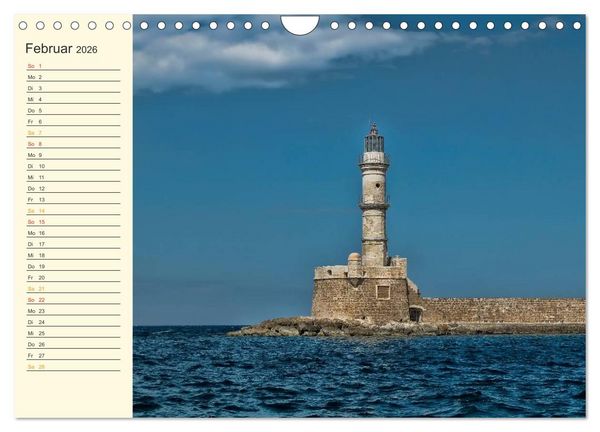 Produktbild: Leuchtt&uuml;rme - maritime Wegweiser weltweit (Wandkalender 2026 DIN A4 quer), CALVENDO Monatskalender