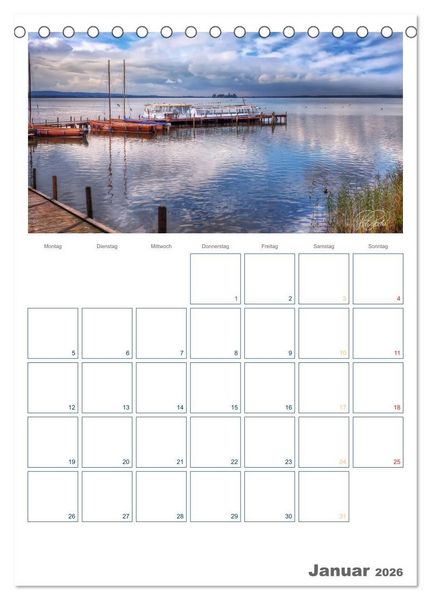Produktbild: Am Steinhuder Meer / Planer (Tischkalender 2026 DIN A5 hoch), CALVENDO Monatskalender