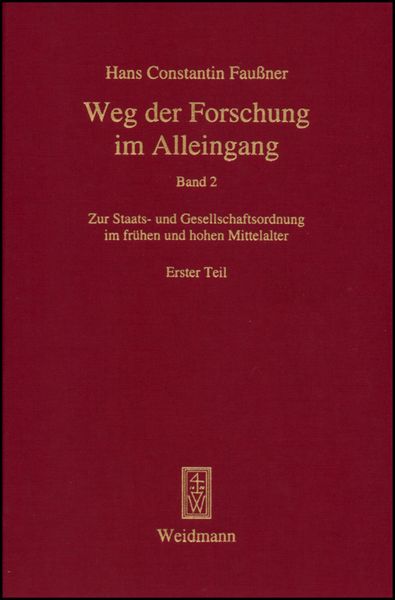 Produktbild: Weg der Forschung im Alleingang