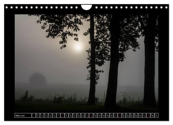 Produktbild: Lichtlandschaft Worpswede (Wandkalender 2026 DIN A4 quer), CALVENDO Monatskalender