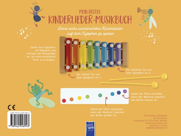 Produktbild: Mein erstes Kinderlieder-Mitmachbuch - Xylophon