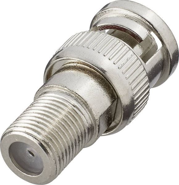 Produktbild: Renkforce RF-4197108 BNC-F-Adapter Anschl&uuml;sse: BNC-Stecker, F-Buchse 1St.