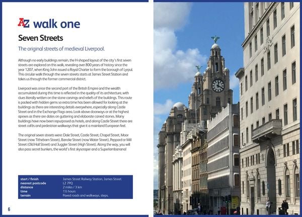 Produktbild: A -Z Liverpool Hidden Walks