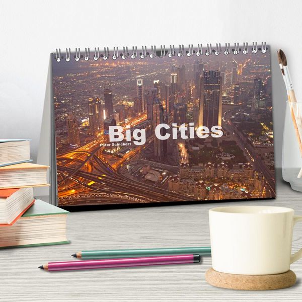 Produktbild: Big Cities (Tischkalender 2026 DIN A5 quer), CALVENDO Monatskalender