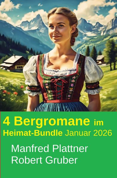 Produktbild: 4 Bergromane im Heimat-Bundle Januar 2026