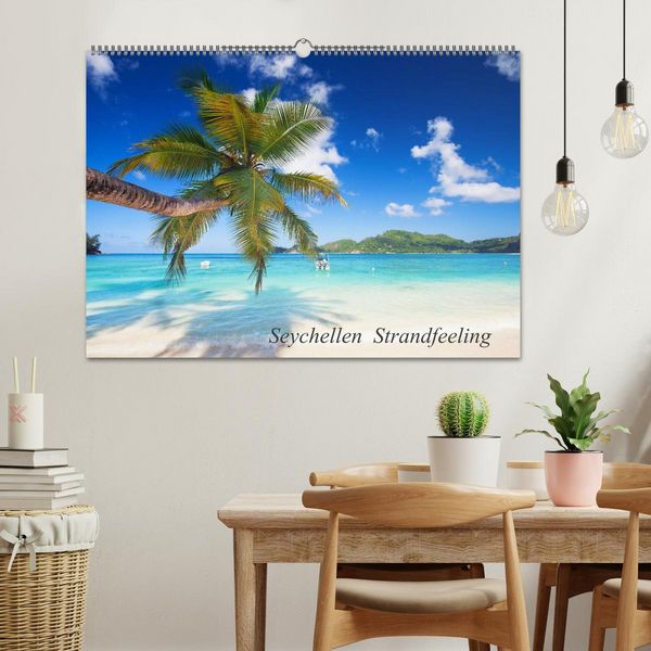 Produktbild: Seychellen Strandfeeling (Wandkalender 2026 DIN A2 quer), CALVENDO Monatskalender
