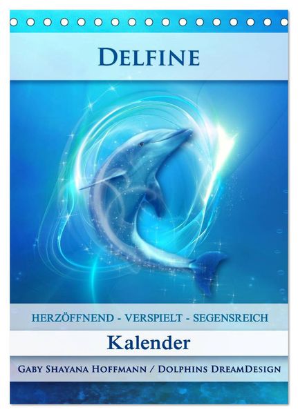 Produktbild: Delfine - Kalender (Tischkalender 2026 DIN A5 hoch), CALVENDO Monatskalender