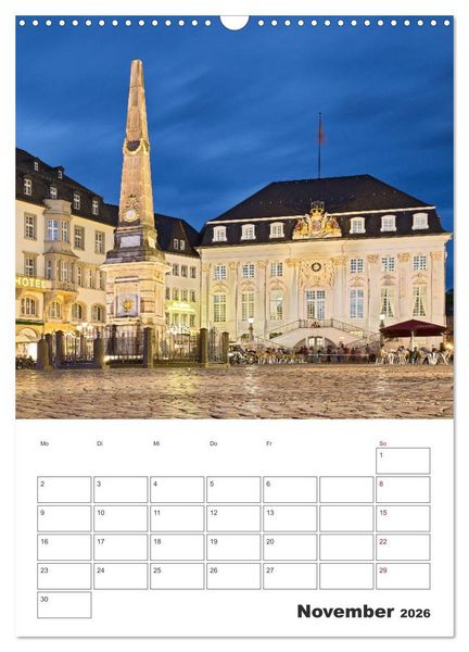 Produktbild: Beethovenstadt Bonn (Wandkalender 2026 DIN A3 hoch), CALVENDO Monatskalender
