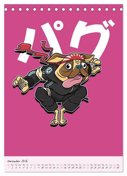 Produktbild: Dangerous Animal Samurai (Desk Calendar 2026 DIN A5 portrait), CALVENDO 12 Month DeskCalendar