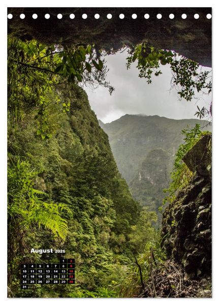 Produktbild: Levadas - Wasserwege auf Madeira (Tischkalender 2026 DIN A5 hoch), CALVENDO Monatskalender