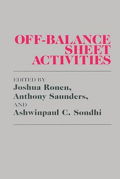 Produktbild: Off-Balance Sheet Activities