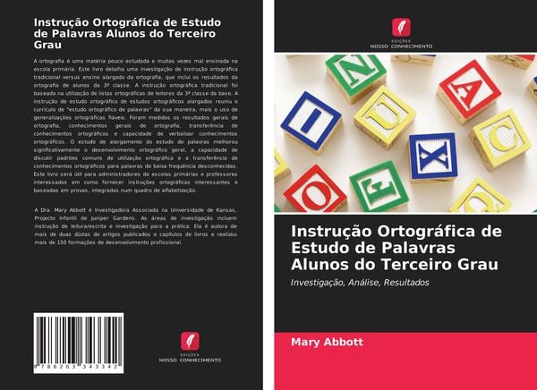Produktbild: Instru&ccedil;&atilde;o Ortogr&aacute;fica de Estudo de Palavras Alunos do Terceiro Grau