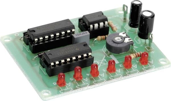 Conrad Components HB 247 6-Kanal Lauflicht Bausatz Ausführung (Bausatz/Baustein): Bausatz 6 V/DC, 12 V/DC