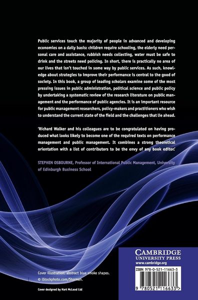 Produktbild: Public Management and Performance