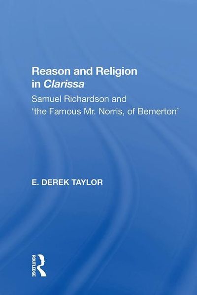 Produktbild: Taylor, E: Reason and Religion in Clarissa
