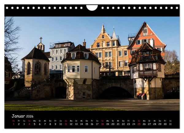 Produktbild: Esslingen am Neckar - Vom Mittelalter in die Moderne (Wandkalender 2026 DIN A4 quer), CALVENDO Monatskalender