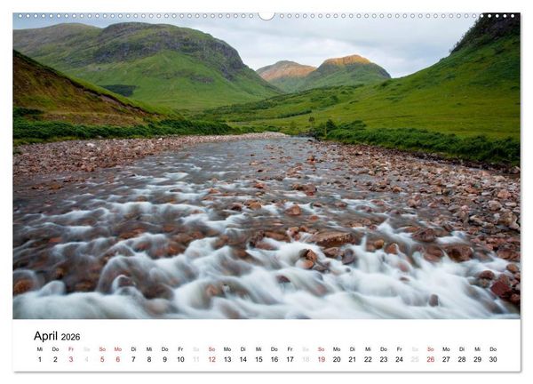 Produktbild: Schottland 2026 - Wildes Land im Norden (hochwertiger Premium Wandkalender 2026 DIN A2 quer), Kunstdruck in Hochglanz