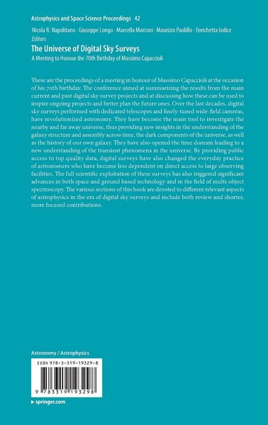 Produktbild: The Universe of Digital Sky Surveys