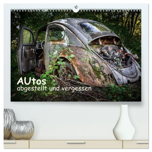 Produktbild: Autos, abgestellt und vergessen (hochwertiger Premium Wandkalender 2026 DIN A2 quer), Kunstdruck in Hochglanz