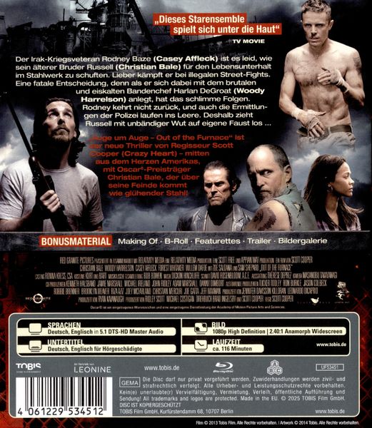 Produktbild: Auge um Auge - Out of the Furnace