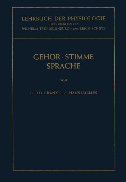 Produktbild: Lehrbuch der Physiologie in Zusammenh&auml;ngenden Einzeldarstellungen