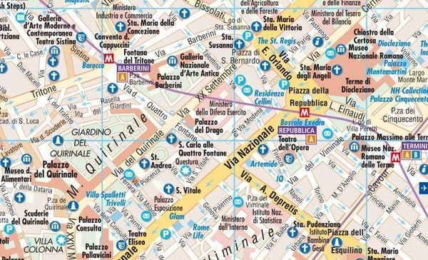 Produktbild: Rome, Rom, Borch Map