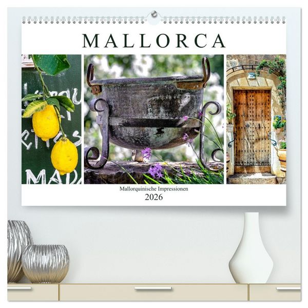 Produktbild: Mallorca - Mallorquinische Impressionen (hochwertiger Premium Wandkalender 2026 DIN A2 quer), Kunstdruck in Hochglanz