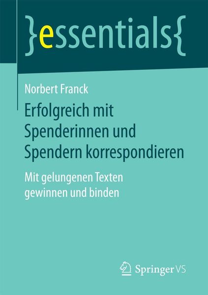 Produktbild: Erfolgreich mit Spenderinnen und Spendern korrespondieren