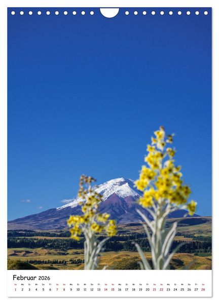 Produktbild: Traumhaftes Ecuador (Wandkalender 2026 DIN A4 hoch), CALVENDO Monatskalender