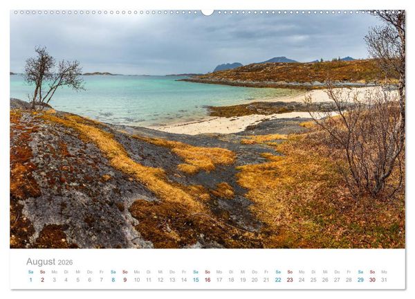 Produktbild: Norwegen - der hohe Norden (Wandkalender 2026 DIN A2 quer), CALVENDO Monatskalender